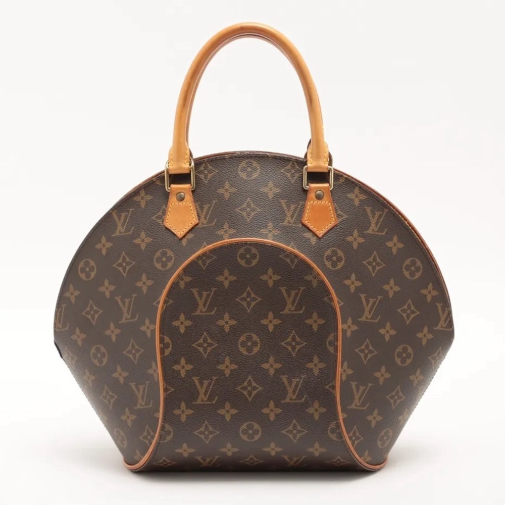 Louis Vuitton Ellipse Shoulder Bag MM Brown Canvas - M51126